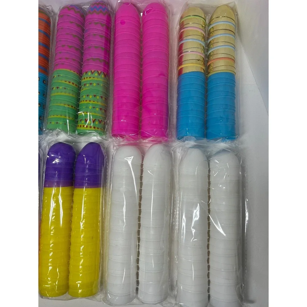 Happy‎ Easter Eggs Set 200 pcs Colorful Plastic Eggs Easter Basket Fillers New